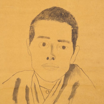 Self-portrait by Masaoka Shiki